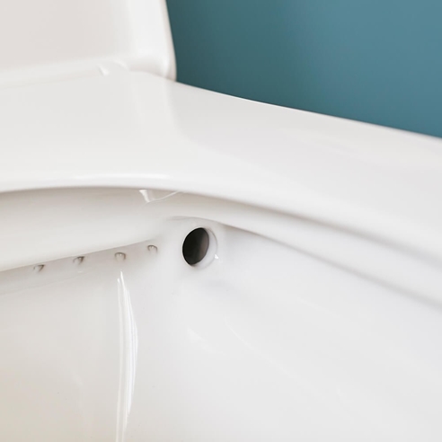 Britton Bathrooms Sphere Rimless Close Coupled Toilet & Seat